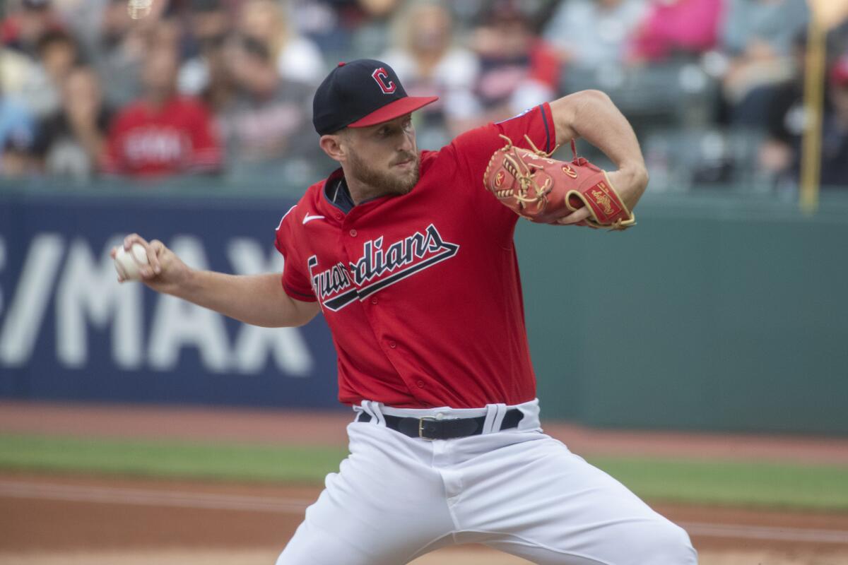 Guardians place rookie pitcher Tanner Bibee on injured list